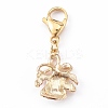 Christmas Theme Alloy Enamel Pendants X1-HJEW-JM00427-02-4