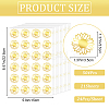 Gold Foil Self-adhesive Stickers DIY-WH20001-13E-2