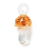 Transparent Handmade Lampwork Pendants LAMP-T021-14G-1