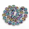 Electroplate Non-magnetic Synthetic Hematite Beads Strands X-G-N0322-03F-2