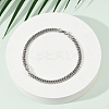 201 Stainless Steel Cuba Chian Bracelet for Men BJEW-B138-01P-3