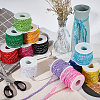 25M Metallic Yarn Lace Ribbons OCOR-GF0003-09B-3