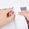 8Pcs 2 Colors 4-Layer Silver Polishing Cloth AJEW-DC0001-49-3