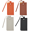 4Pcs 4 Colors Imitation Leather Glasses Storage Bags ABAG-AR0001-05-1