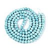 Baking Paint Glass Beads Strands X-DGLA-N016-6mm-08-2
