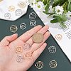 201 Stainless Steel Laser Cut Pendants STAS-UN0014-31-2