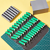 Plastic Uppercase Letter Clay Stamp Sets DIY-WH0750-114B-2