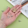 Tibetan Style Alloy Kitten Pendants TIBEP-A22092-AS-LF-4