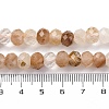 Natural Red Hematoid Quartz/Ferruginous Quartz Beads Strands G-K380-A04-01-5
