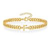 Letter 304 Stainless Steel Link Bracelets FS-WG7830E-05-1
