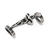 304 Stainless Steel Sword Shape Connector Charms STAS-Z147-07AS-2