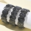 Natural Labradorite Beads Stretch Bracelets for Women Men BJEW-I323-02K-1
