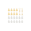 40Pcs 2 Colors Brass Charms KK-BC0014-04-7