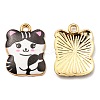 Printed Alloy Pendants ENAM-L042-07G-01-1