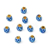 10Pcs Golden Plated Alloy European Beads MPDL-YW0001-05A-1