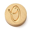 Golden Tone Brass Letter Stamps LS-KK-R005-01O-1