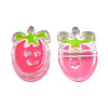 Transparent Acrylic Enamel Beads TACR-N012-004C-1