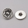 1-Hole Alloy Shank Buttons BUTT-WH0020-22A-1