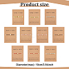 10Pcs 10 Styles Heart & Star Brass Braided Bead Bracelets Set BJEW-AN0001-37-7
