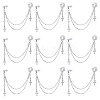 12Pcs 304 Stainless Steel Cuff Earrings EJEW-UN0001-94-1