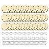 50Pcs Undyed Unfinished Wood Connector Charms WOOD-FS0001-11-1