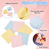 30Pcs 3 Colors Microfiber Double-Sided Velvet Cloth AJEW-TA0001-85-6