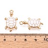 Alloy Enamel Pendants PALLOY-T092-26G-02-3