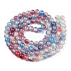 Baking Paint Crackle Glass Bead Strands DGLA-R053-05H-2