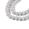 Opaque Solid Color Imitation Jade Glass Beads Strands EGLA-A044-P3mm-D19-3