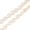 1 Strands Natural Baroque Pearl Keshi Pearl Beads Strands PEAR-TA0001-13-3