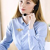 6Pcs Bees Alloy Brooches for Backpack Clothes JEWB-PH0001-48-5