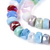 Electroplate Glass Beads Strands EGLA-N022-04A-A01-3