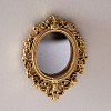 Miniature Retro Embossed Alloy Mirrors MIMO-PW0001-014B-01-1