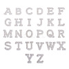 Alphabet Resin Rhinestone Patches DIY-TAC0005-45A-1