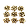 Tibetan Style Bead Caps TIBEB-LF9396YKG-AG-LF-1