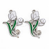 Alloy Rhinestone Pendants LS-PALLOY-N153-07-RS-1