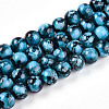 Baking Paint Glass Beads Strands DGLA-N003-10mm-A08-1