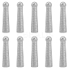 SUPERFINDINGS 10Pcs Alloy Cord Ends FIND-FH0006-77-1