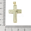 Real 18K Gold Plated Brass Micro Pave Cubic Zirconia Pendants KK-A209-25G-4