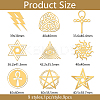 Nickel Decoration Stickers DIY-WH0450-169-2