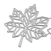 Autumn Theme Maple Leaf Carbon Steel Cutting Dies Stencils DIY-R079-014-4