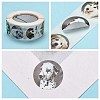 Self-Adhesive Kraft Paper Gift Tag Stickers LS-DIY-G013-A05-4