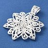 Tibetan Style Alloy Focal Pendants TIBEP-LF9727Y-S-FF-2