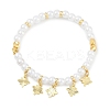 Rack Plating Brass Stretch Bracelets BJEW-P341-10C-G-1