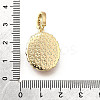 Brass Micro Pave Cubic Zirconia & Enamel Pendants KK-R222-13G-03-3