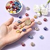 Rondelle Lampwork Large Hole European Beads LPDL-R003-02-5
