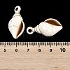 Spray Painted Opaque Acrylic Pendants ACRP-F003-03R-3