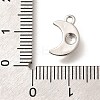 Brass Micro Pave Cubic Zirconia Charms LS-KK-C085-22P-3