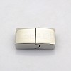 Tarnish Resistant Cuboid 304 Stainless Steel Bayonet Clasps STAS-N042-03-1