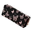 Velvet Butterfly Print Multi-function Pen & Pencil Zipper Bags PW-WG60060-01-2